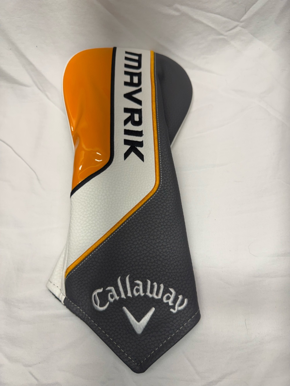 Callaway Mavrik Headcover in Black, White & Orange Accent